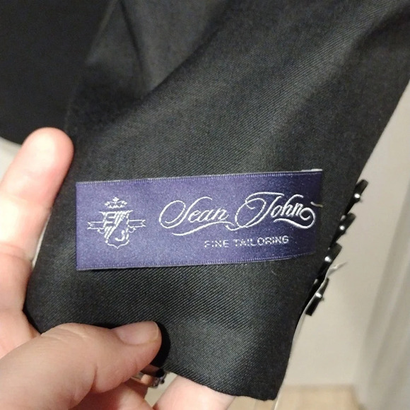 NWT Sean John Charcoal Gray Suit Coat Blazer Size 44XLong -Wedding  Event Office - Picture 4 of 11